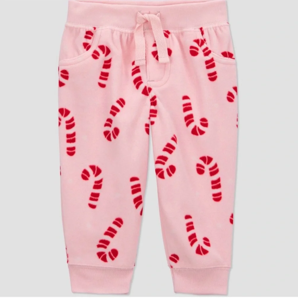 Carter’s Just One You 2 Piece Candy Cane Sweatsuit 3 Months
